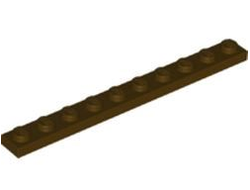 Plate 1 x 10, Dark Brown (4477 / 6312357)