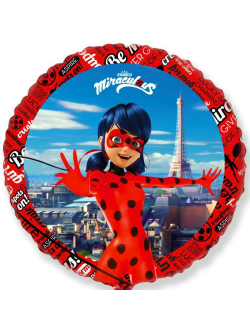 Фольгированный шар с рисунком 18 дюймов (45 см)