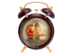 Будильник музыкальный с Елью в шаре со светом, 6,5*14*18 СМ (два вида)