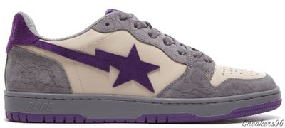 BAPE STA SK8 MIST GREY ROYAL PURPLE Мужские (41-45)