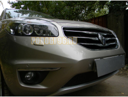 Защита радиатора Renault Koleos 2011-2016 black PREMIUM