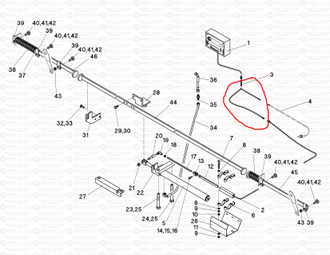Комплект штекерных колодок для подключения монитора RD 028631 Geringhoff