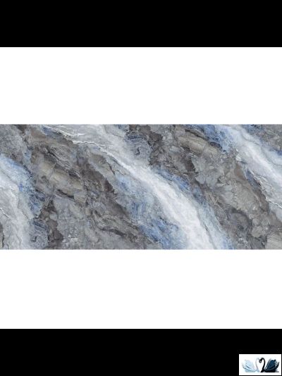 Керамогранит FMAX Elegant Blue 6mm glossy 120x270 см под кварцит Deep Ocean купить в магазине Marysя