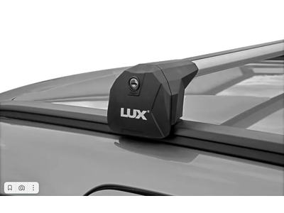 Багажная система БС6 LUX SCOUT серебристая на интегрированные рейлинги для Renault Talisman универсал 2020-