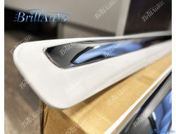 Молдинги Lexus LX 570 белые с хромом 2007-2015