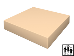 Мягкий модуль плита 500x500x100