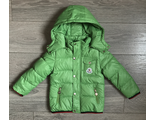 М.17-62 Куртка Moncler зеленая  (98,104,110,116,122)