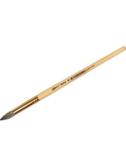 Кисть белка школьная Artspace, круглая №9, короткая ручка