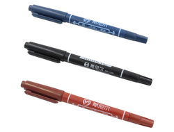 Трансферный маркер двухсторонний (черный, синий , красный)