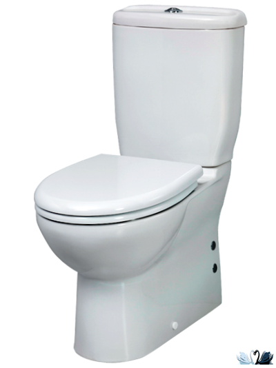 Напольный пристенный унитаз компакт Creavit Sedef с узким бачком