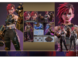 ПРЕДЗАКАЗ - Вай (Аркейн, Лига Легенд) - Коллекционная фигурка 1/6 "League of Legends: War of Two Cities II" Vi (TMS138) - Hot Тoys ?ЦЕНА: 44500 РУБ.?