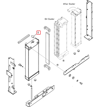 20Y-03-22110 Крышка радиатора KOMATSU