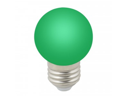 Лампа св/д Volpe шар G45 E27 1W зеленая д/гирлянды "Белт Лайт" LED-G45-1W/GREEN/E27/FR/С