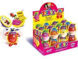 TOYBOX MAX EGG Яйцо (игрушка, драже, паста с какао и шоколадом) для девочек 20гр (24)