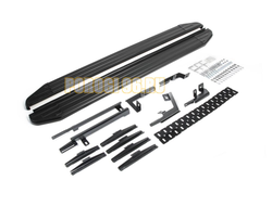 Пороги на Toyota Highlander (2014-2017) Black-Premium