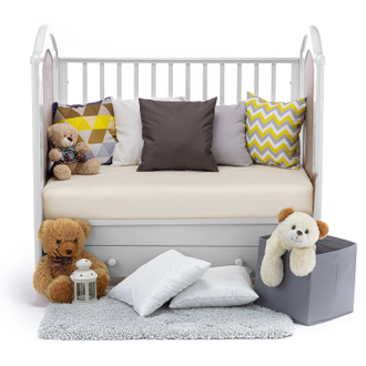 Детская кровать Nuovita Grazia Swing продольный маятник, Bianco / Белый