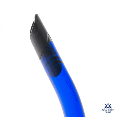 Трубка для дайвинга Marlin FLASH (прямая гофра) BLUE/BLACK