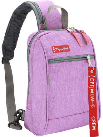 Рюкзак с одной лямкой - сумка на грудь Optimum XXL RL, сиреневый