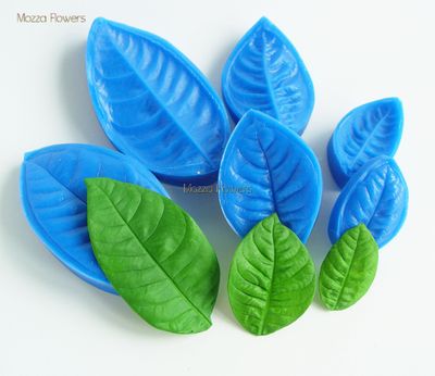 &quot;Лист гардении&quot; силиконовый молд (вайнер)