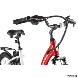 Электровелосипед Eltreco White (Бело-зеленый)