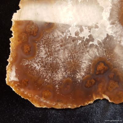 Агат - полированный спил 115*107*32мм