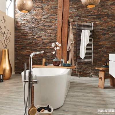 Ламинат MEISTER 6847 Дуб фьорд серыйи в интерьере