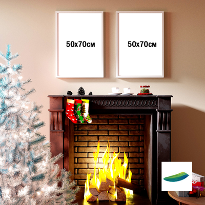 Пара постеров «Карта. Карибский бассейн и Южная Америка» и «Карта. Средиземноморье и Северная Африка» из коллекции «Странствия»