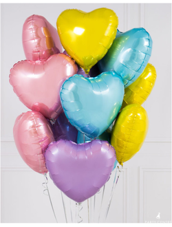 Одна Дюжина Пастельных Любовных Сердец