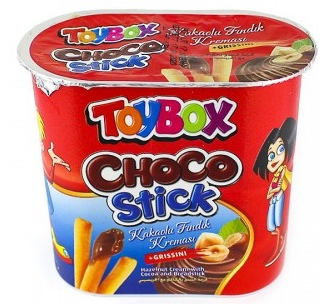 Бисквитные палочки TOYBOX Choco Stick с ореховой пастой 56гр (12)*6