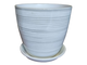 Керамический горшок для цветов "Антуриум" 21 см (5.4 л) белый