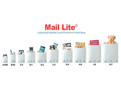 Конверт с пузырчатой пленкой без штрих-кодов D/1 белый (180х260мм) Mail Lite