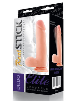 982021 РЕАЛИСТИЧНЫЙ ФАЛЛОИМИТАТОР TOYFA REALSTICK ELITE DILDO, TPR, ТЕЛЕСНЫЙ, 23,5 СМ