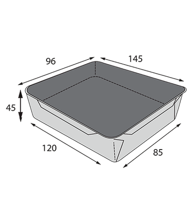 Салатник (OPSALAD Черный) 400 мл