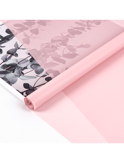 Пленка "Лак Pastel" 59см 180гр Сливовый (пр-во Россия) ПЭ01/7