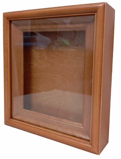 Киот деревянный с гладкой  рамой для иконы формата 13х16см