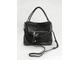 (АРТИКУЛ: 10120/1/5) СУМКА ЖЕНСКАЯ, НЕБОЛЬШАЯ, НАТУРАЛЬНАЯ КОЖА С НЕБОЛЬШИМ ГЛЯНЦЕМ, ЧЕРНАЯ, С ПЛЕЧЕВЫМ РЕМНЕМ