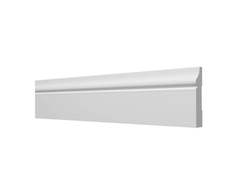 Напольный плинтус Decor-Dizayn DD48, для покраски, влагостойкий, ударопрочный, 2 метра