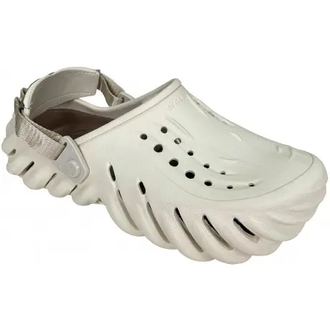 CROCS ECHO CLOG STUCCO КРЕМОВЫЕ С КОРИЧНЕВЫМ