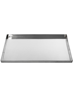 Противень из нержавеющей стали 40*60 см с бортами h=1 см t=0,8 мм