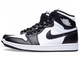 Nike Air Jordan Retro 1 Mid Black White High Og Черные