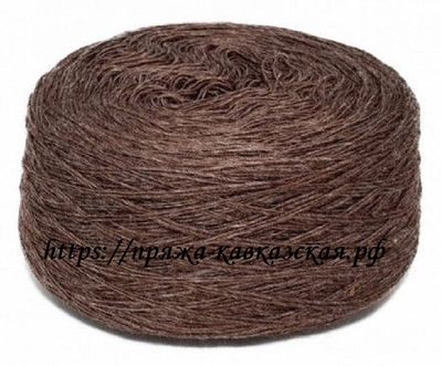 Рассказовская пряжа Ангорка цвет шоколад
