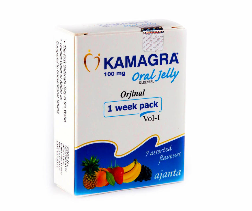 ВИАГРА в виде фруктового желе Kamagra Oral Jelly (Индия)