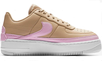 Nike Air Force 1 Jester XX (Бежевые с розовым)