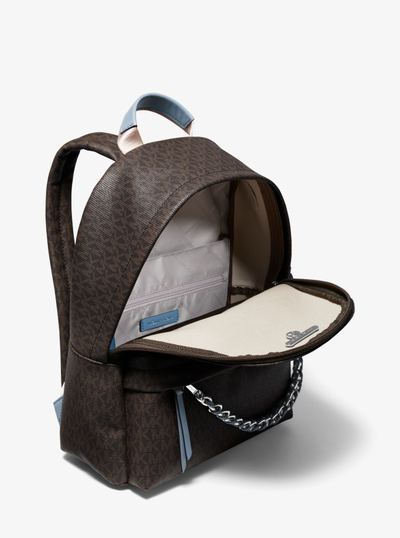 Michael Kors рюкзак Slater Medium Logo коричневый