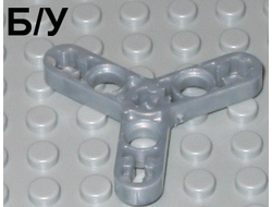 ! Б/У - Technic, Liftarm, Modified Rotor Thin 3 Blade, Pearl Light Gray (44374 / 4180661 / 4508728) - Б/У