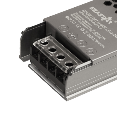 Блок питания 360W 24V IP20 Ultra Slim (24V/15A/360W) (SEASTAR/IP20 сетка/2 года)