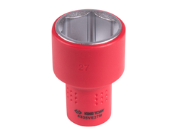 Головка торцевая диэлектрическая шестигранная 1/2", 27 мм KING TONY 4335VE27M