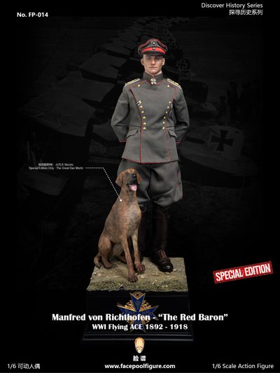 Манфред фон Рихтгофен, Красный Барон - Коллекционная фигурка 1/6 scale Manfred von Richthofen The Red Baron Special Edition (FP014B) - Facepoolfigure