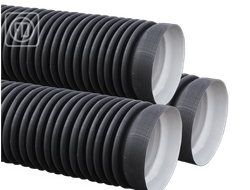 Труба гофрированная двухслойная с раструбом SN8 - SN9  110/94