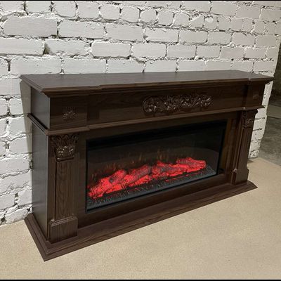 Линейный электрокамин Лидс AO с очагом Joker 45